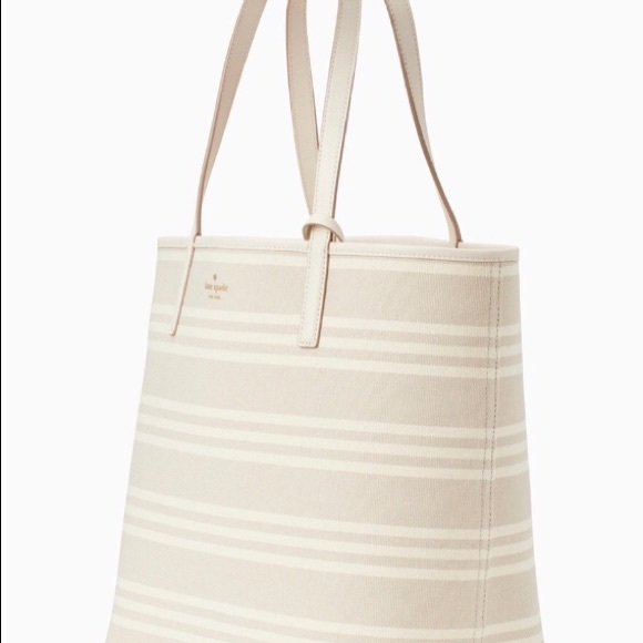Nwt Kate Spade Tote Mya Striped Reversible* - Picture 3 of 6